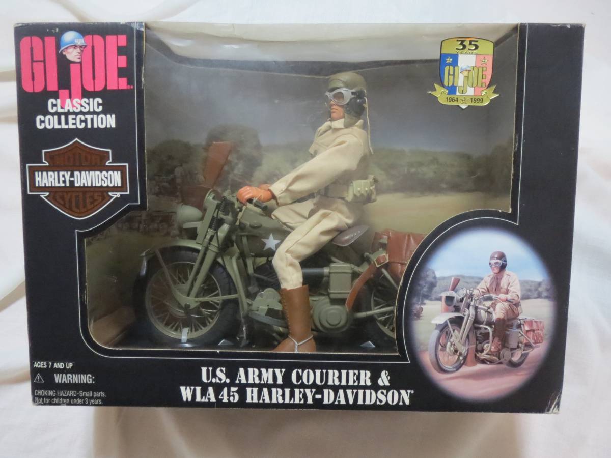 激安通販の ハズブロ製1/6ハーレー・ダビッドソンWLA45&アメリカ陸軍 