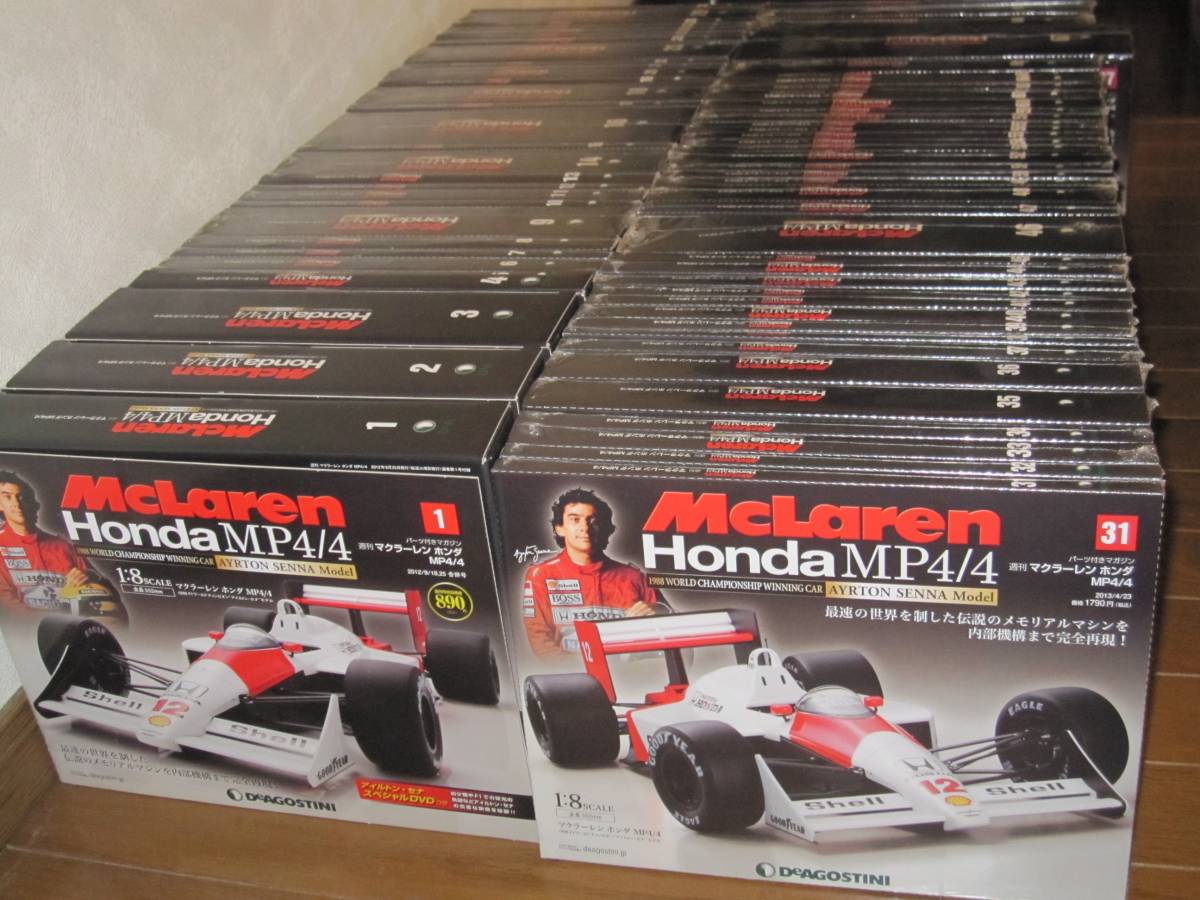 DeAGOSTINI マクラーレン ホンダ MP4/4 セナ 1/8 全70巻 - 自動車